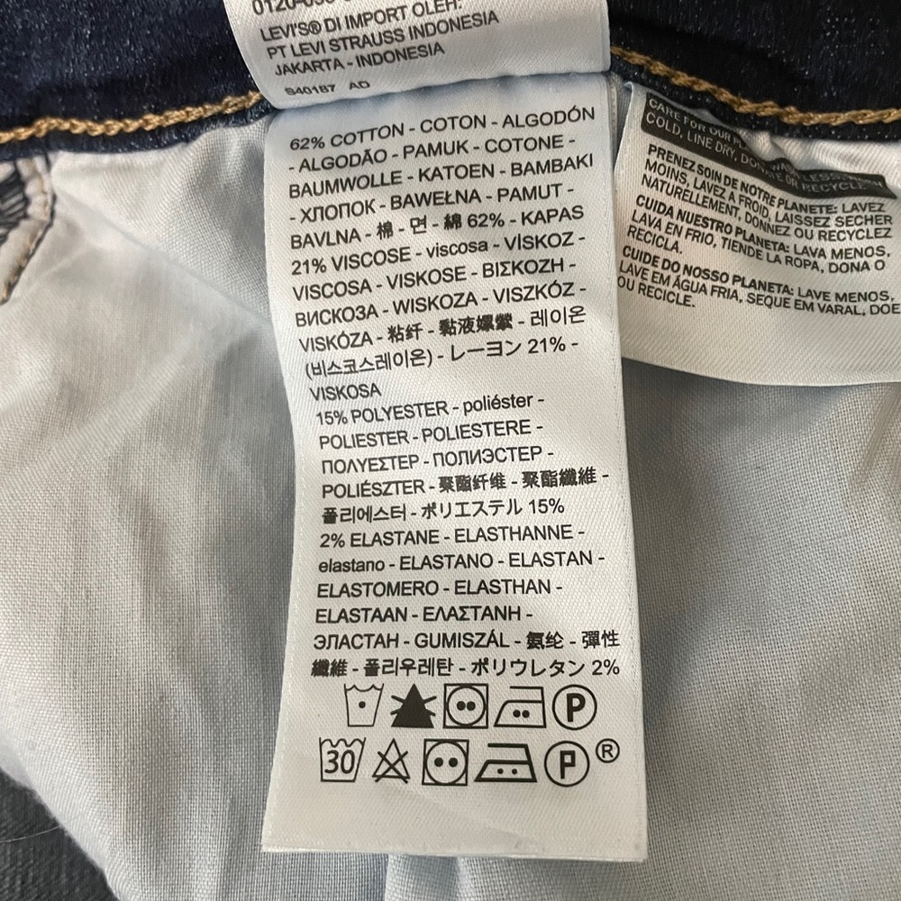 Skinny Leg Levi’s PLUS SIZE 20W - Picture 7 of 11